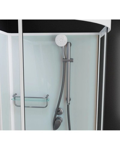 Душевая кабина 90x90x215 см Frank F409/2 White 132009 прозрачное