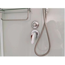 Душевая кабина 90x90x215 см Frank F409/2 White 132009 прозрачное