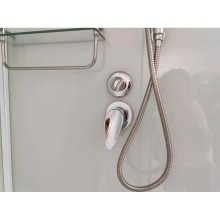 Душевая кабина 100x100x215 см Frank F400/2 White 134009 прозрачное