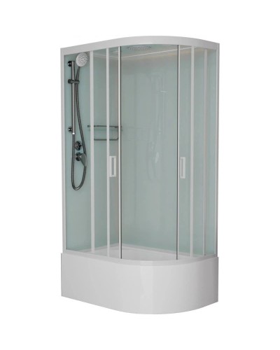 Душевая кабина 120x80x220 см Frank F412/2L White 135009 прозрачное