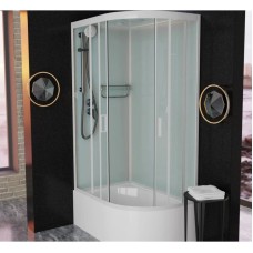 Душевая кабина 120x80x220 см Frank F412/2L White 135009 прозрачное