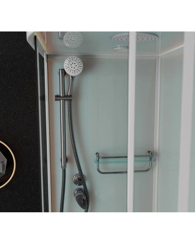 Душевая кабина 120x80x220 см Frank F412/2L White 135009 прозрачное