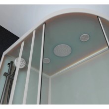 Душевая кабина 120x80x220 см Frank F412/2L White 135009 прозрачное