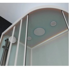 Душевая кабина 120x80x220 см Frank F412/2L White 135009 прозрачное