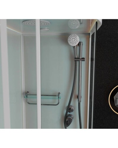 Душевая кабина 120x80x220 см Frank F412/2R White 137009 прозрачное