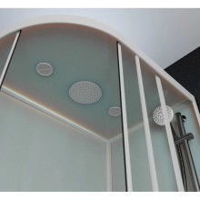 Душевая кабина 120x80x220 см Frank F412/2R White 137009 прозрачное