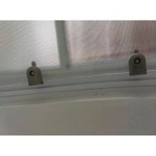 Душевая кабина 120x80x220 см Frank F412/2R М White 20038 текстурное стекло