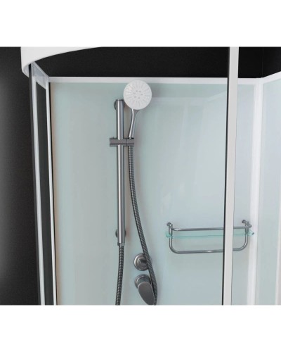 Душевая кабина 120x80x215 см Frank F412/2L White 136009 прозрачное