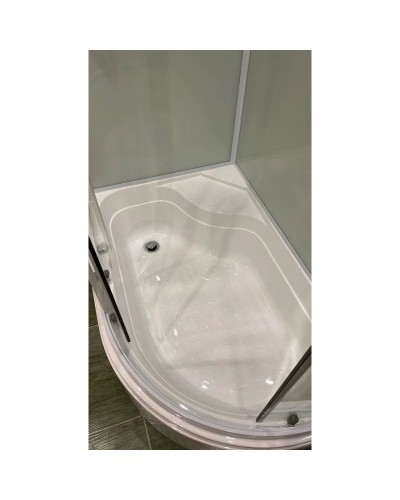 Душевая кабина 120x80x215 см Frank F412/2L White 136009 прозрачное