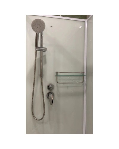 Душевая кабина 120x80x215 см Frank F412/2L White 136009 прозрачное