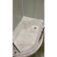 Душевая кабина 120x80x215 см Frank F412/2R White 138009 прозрачное