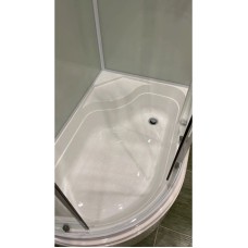 Душевая кабина 120x80x215 см Frank F412/2R White 138009 прозрачное