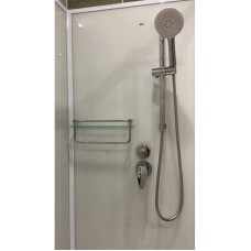 Душевая кабина 120x80x215 см Frank F412/2R White 138009 прозрачное