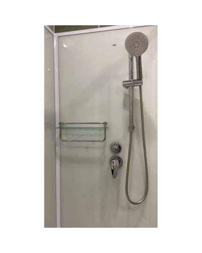 Душевая кабина 120x80x215 см Frank F412/2R White 138009 прозрачное