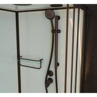 Душевая кабина 80x80x220 см Frank F408 Black 800804 прозрачное