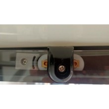 Душевая кабина 100x100x220 см Frank F400 Black 400404 прозрачное