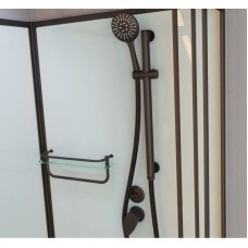 Душевая кабина 90x90x215 см Frank F409 Black 900004 прозрачное