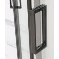 Душевая кабина 90x90x215 см Frank F409 Black 900004 прозрачное