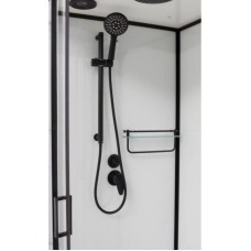 Душевая кабина 100x80x220 см Frank F418L Black 814814 прозрачное