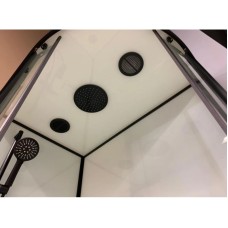 Душевая кабина 100x80x220 см Frank F418L Black 814814 прозрачное