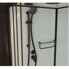 Душевая кабина 110x80x220 см Frank F418L Black 114114 прозрачное