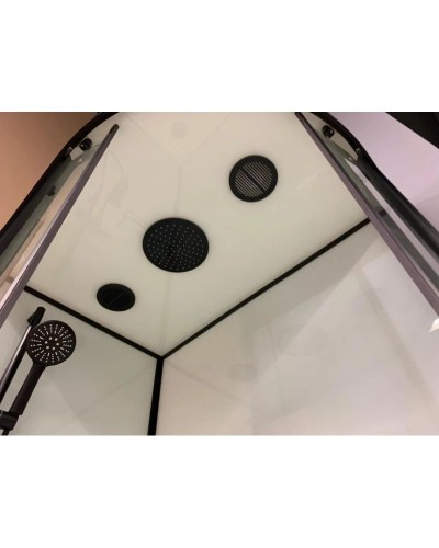 Душевая кабина 120x80x220 см Frank F412L Black 214214 прозрачное