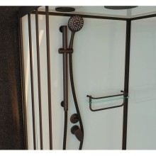 Душевая кабина 120x80x220 см Frank F412L Black 214214 прозрачное