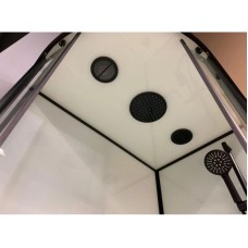 Душевая кабина 110x80x220 см Frank F411R Black 114115 прозрачное