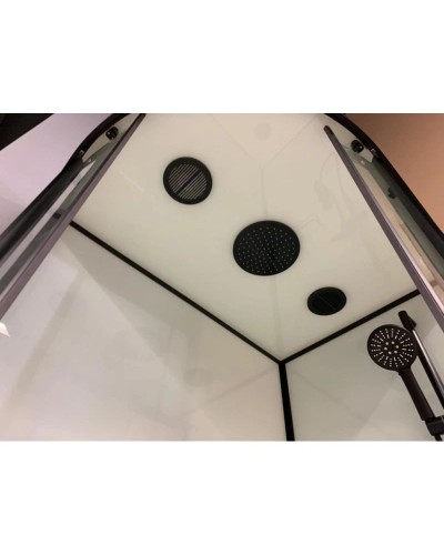 Душевая кабина 120x80x220 см Frank F412R Black 214215 прозрачное