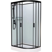 Душевая кабина 110x80x215 см Frank F411L Black 114004 прозрачное