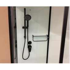 Душевая кабина 110x80x215 см Frank F411L Black 114004 прозрачное