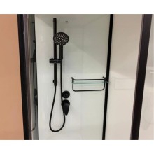 Душевая кабина 110x80x215 см Frank F411L М Black 20055 текстурное стекло