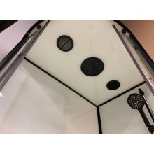 Душевая кабина 120x80x220 см Frank F412/2R Black 153009 прозрачное