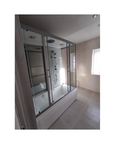 Душевая кабина 150x85x215 см Frank F556-1 2015240 прозрачное