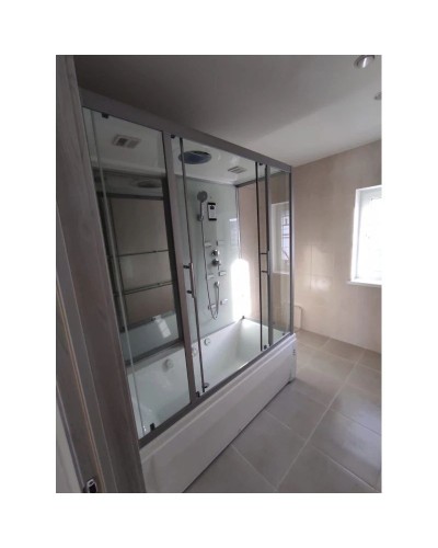 Душевая кабина 170x85x215 см Frank F557 2098721 прозрачное