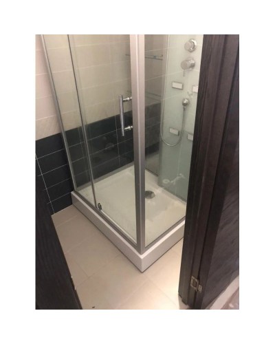 Душевая кабина 100x85x218 см Frank F502-1 2015338 прозрачное