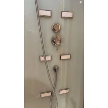 Душевая кабина 130x85x218 см Frank F504-1 2015380 прозрачное