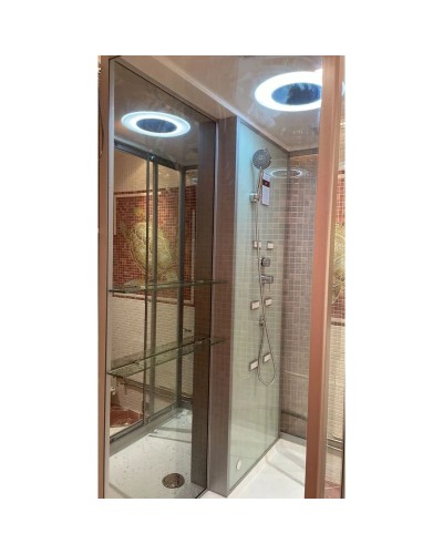 Душевая кабина 130x85x218 см Frank F504-1 2015380 прозрачное