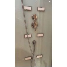 Душевая кабина 140x85x218 см Frank F505-1 2015372 прозрачное