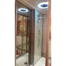 Душевая кабина 140x85x218 см Frank F505-1 2015372 прозрачное