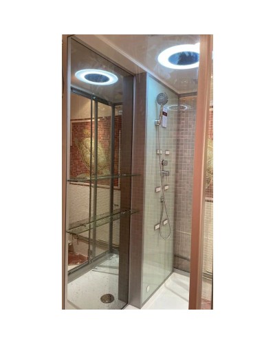 Душевая кабина 140x85x218 см Frank F505-1 2015372 прозрачное