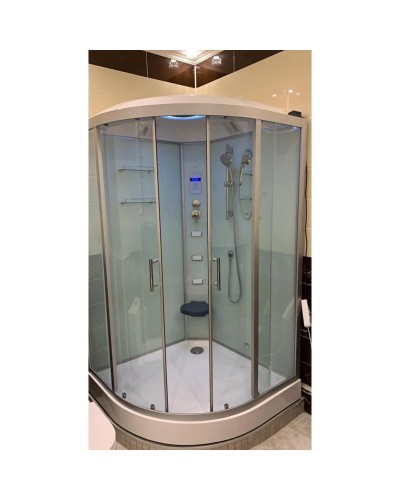 Душевая кабина 118x118x218 см Frank F602-1 2015476 прозрачное