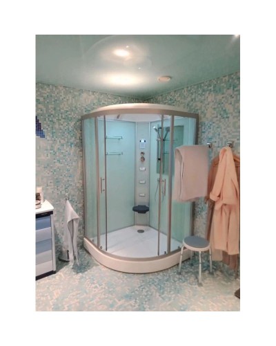 Душевая кабина 118x118x218 см Frank F602 2454658 прозрачное