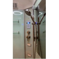 Душевая кабина 90x90x218 см Frank F605 2015342 прозрачное