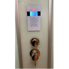 Душевая кабина 90x90x218 см Frank F605 3859580 прозрачное