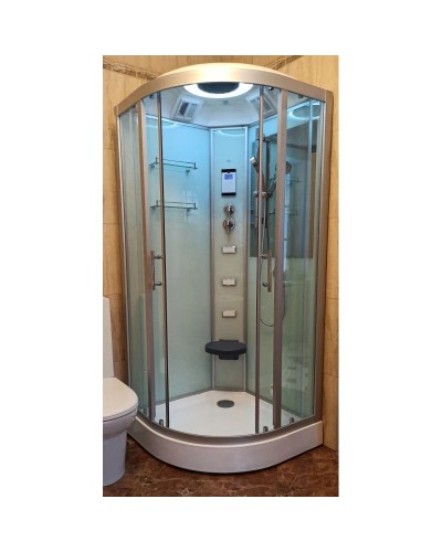 Душевая кабина 90x90x218 см Frank F605 3859580 прозрачное