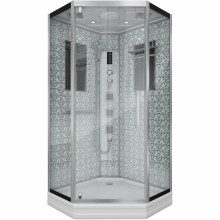 Душевая кабина Niagara Lux NG-7717W 100x100 с гидромассажем