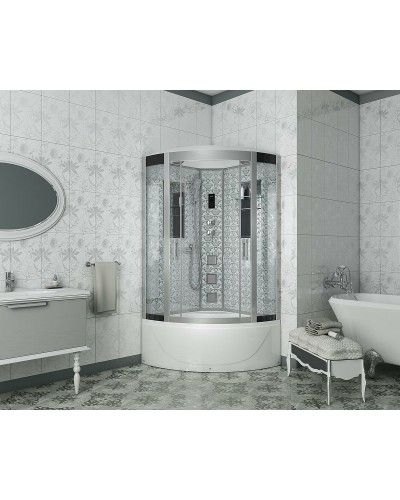 Душевая кабина Niagara Lux NG-7710W 100x100 с гидромассажем