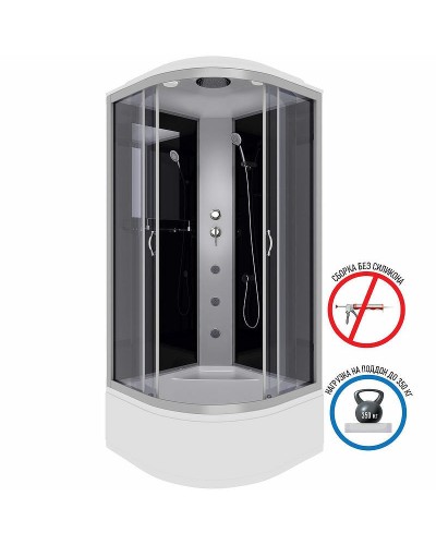 Душевая кабина Niagara Classic 90x90 NG-2508-14G с гидромассажем