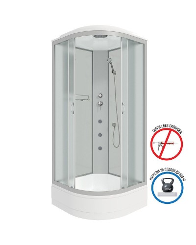 Душевая кабина Niagara Classic 100x100 NG-3302-14G с гидромассажем